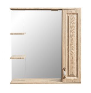 Зеркало-шкаф с подсветкой Stella Polar Кармела 75см карпатская ель SP-00000182